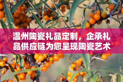 温州陶瓷礼品定制，企承礼品供应链为您呈现陶瓷艺术的魅力